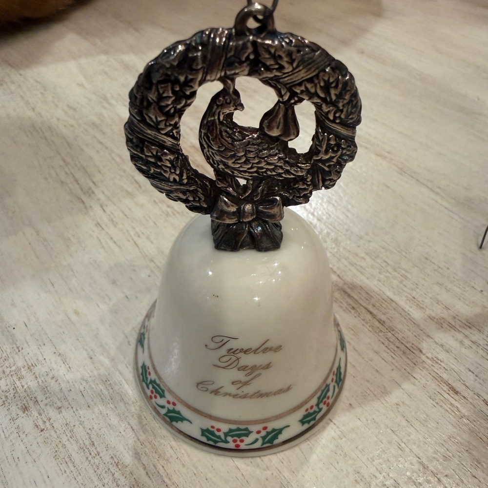 Reed & Barton 12 Days of Christmas Bell 2